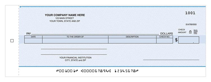 5Forms 190CC-A Cash Disbursement Center Check Carbon 3 1/4 x 9 1/8" - QTY 250