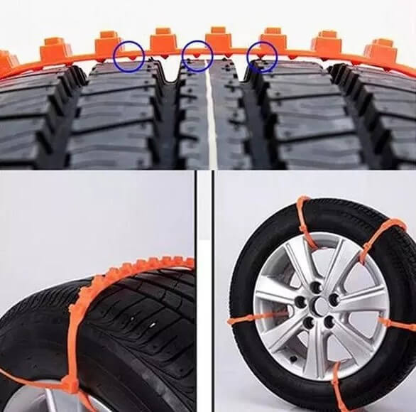 Anti-slip Tire Chains (10pcs)