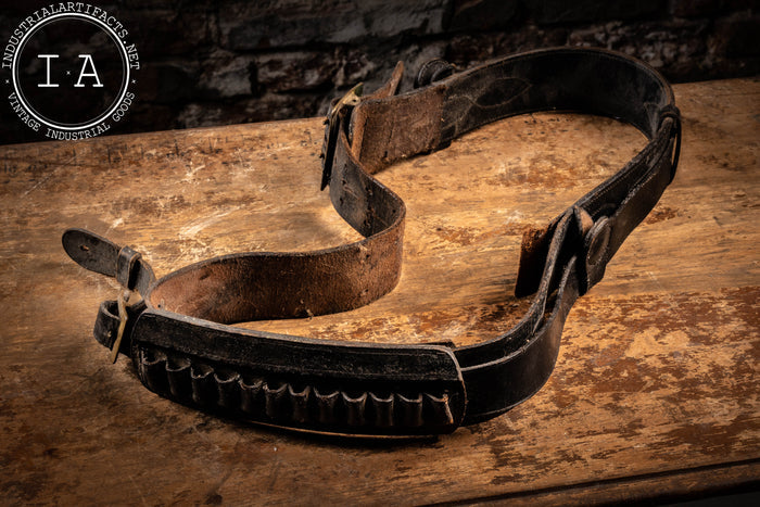 Antique Leather Bandolier