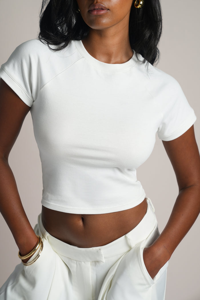 Baby Tee - White