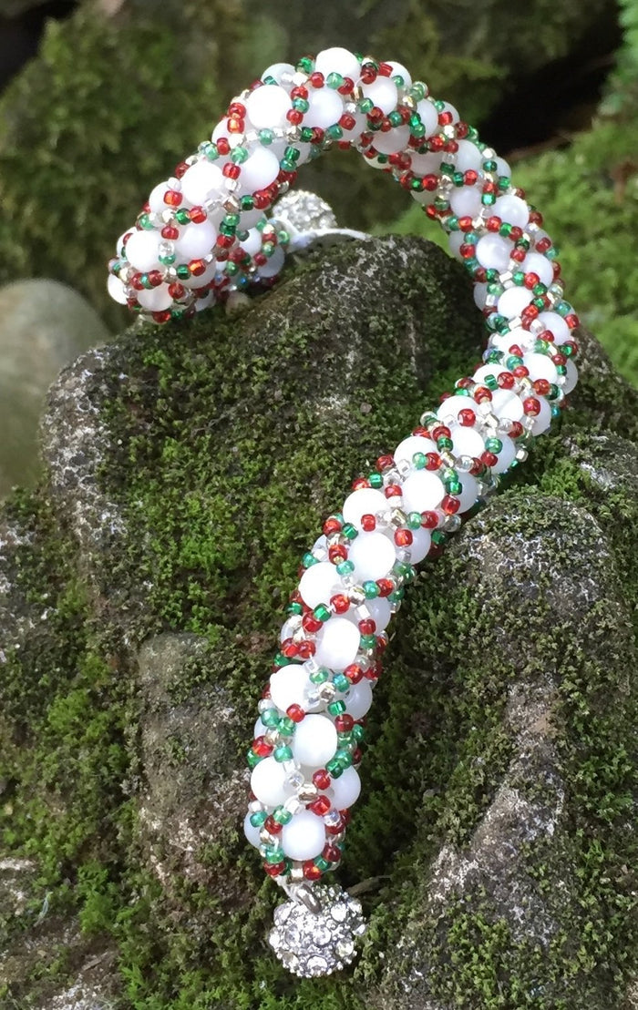 Holiday Beaded Bracelet