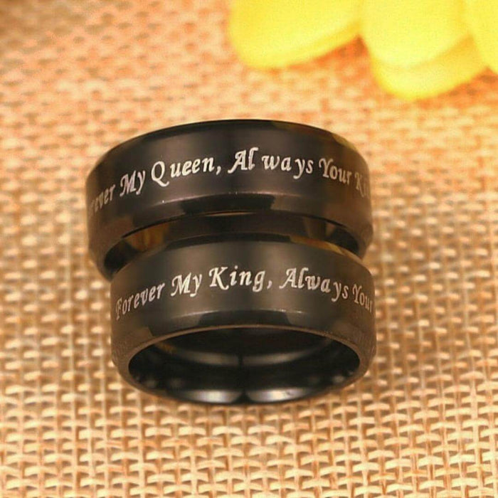 Black Promise Ring