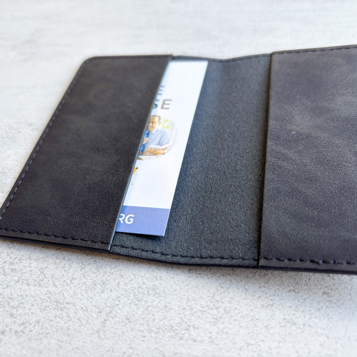Black Tetragrammaton Contact Card Holder