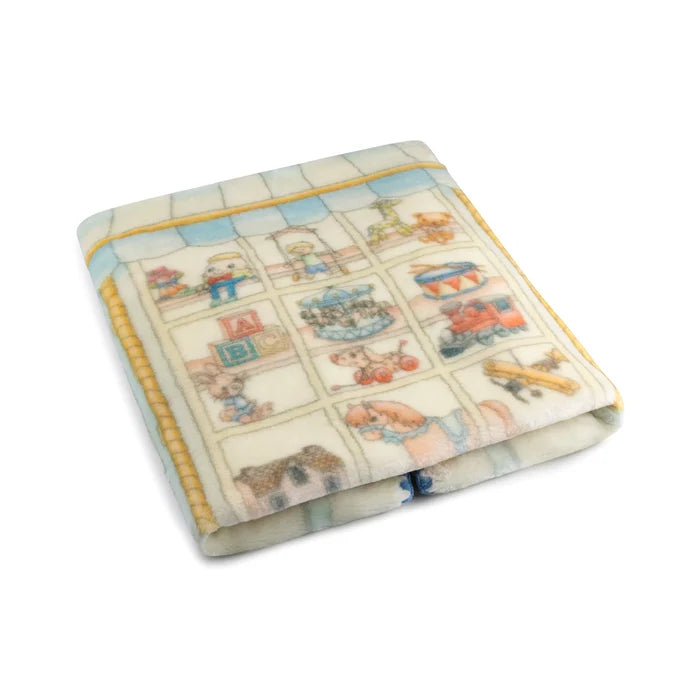 blanket toyshop fur - blueberry biscuit