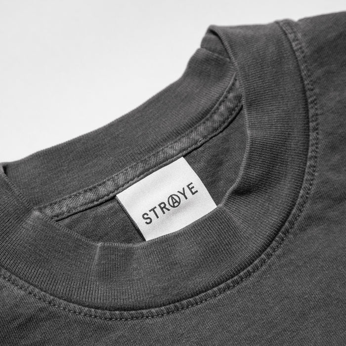 STRAYE BLAZE S/S - FADED BLACK / DETAIL