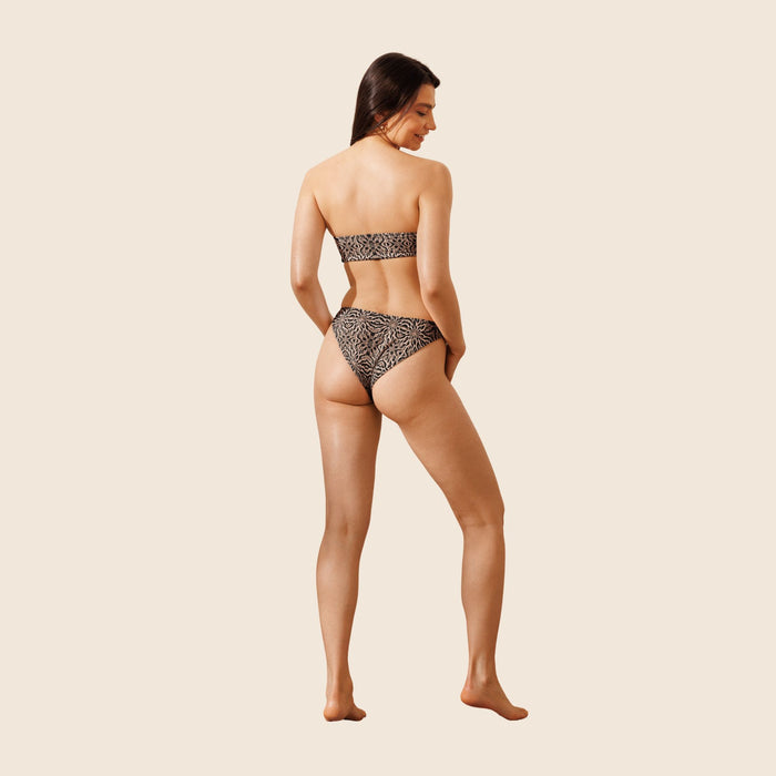 Bones Brownish Recycled Bandeau Bikini