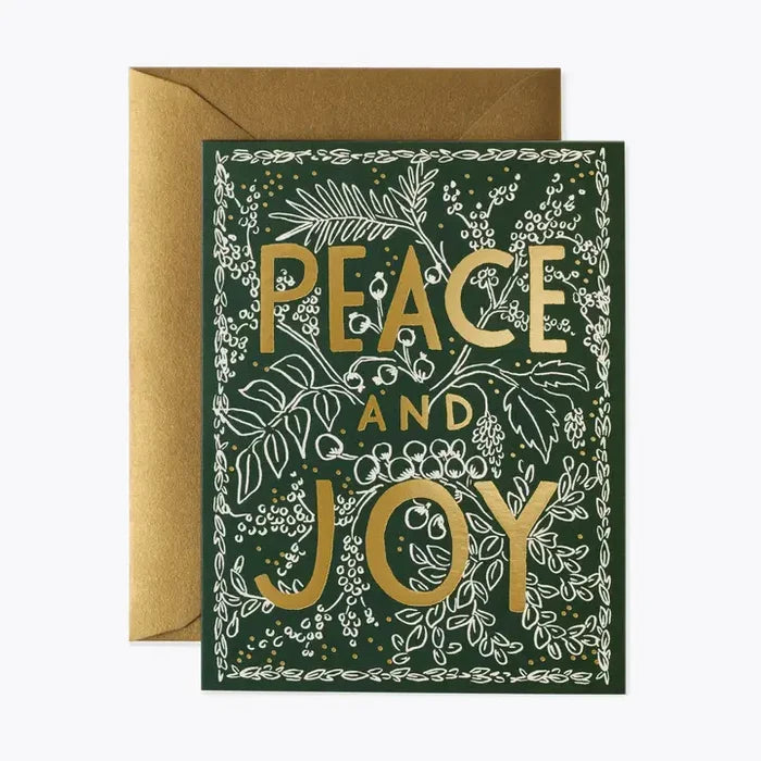 (BOXED SET) Evergreen Peace Card