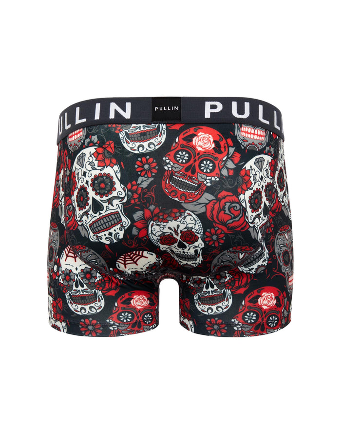 boxer court sugarskull PULLIN en lycra