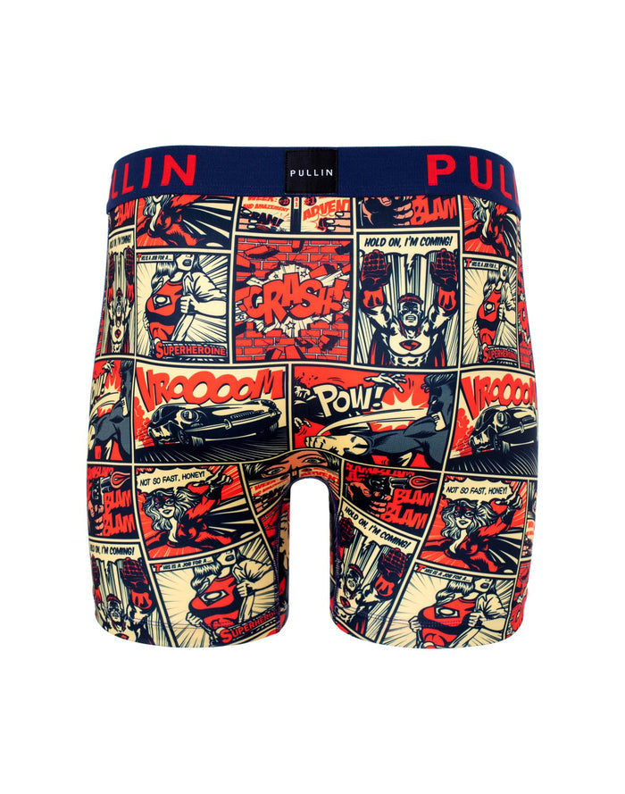 boxer long comic PULLIN en lycra