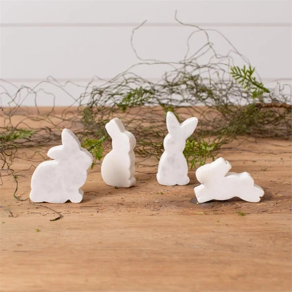 Bunny Shaped Marble Figurines