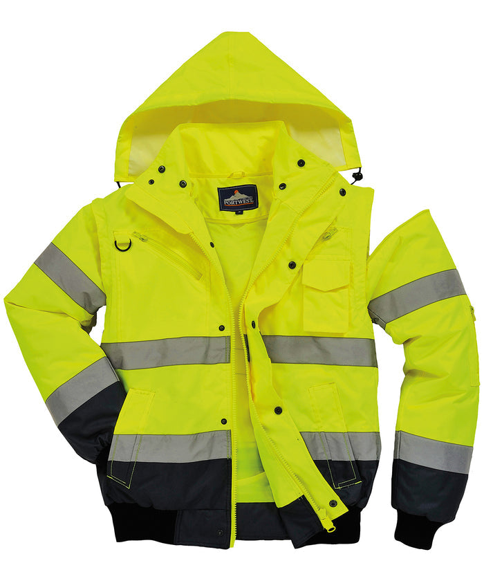 C465 Hi-Vis Contrast Bomber Jacket (C465)