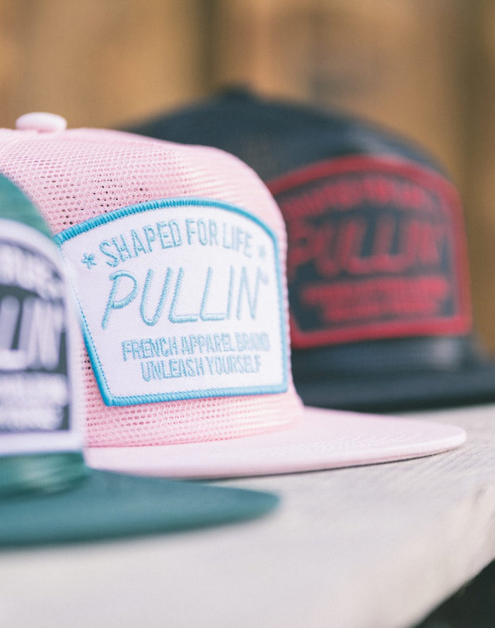 casquette fisher pink PULLIN en polyester