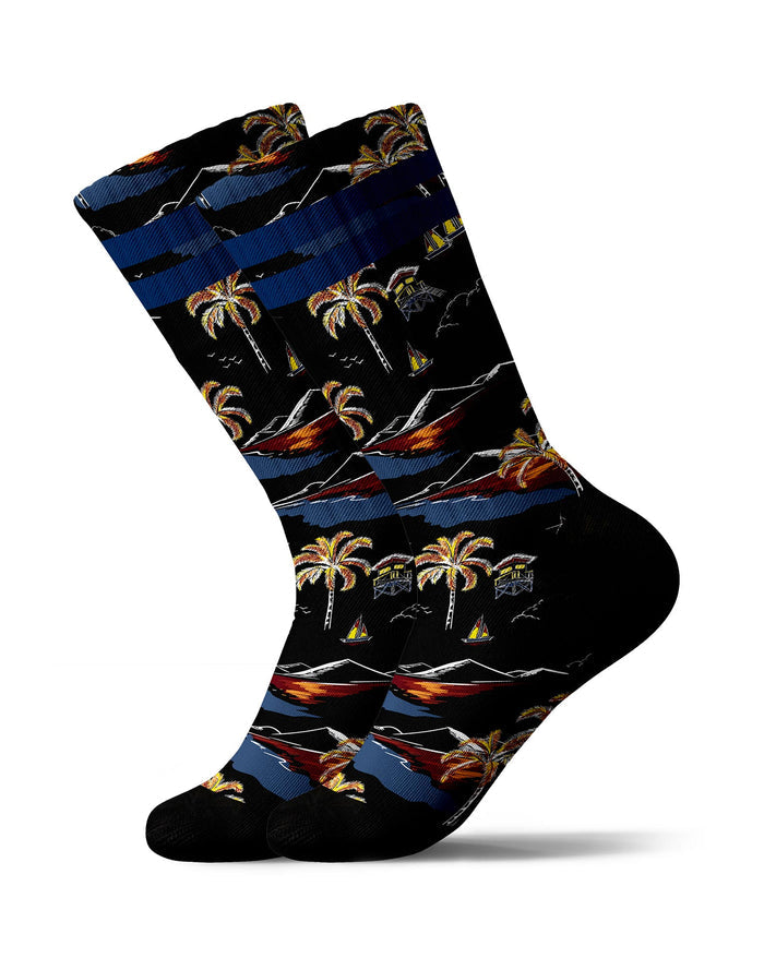 chaussettes sublimées volcano PULLIN
