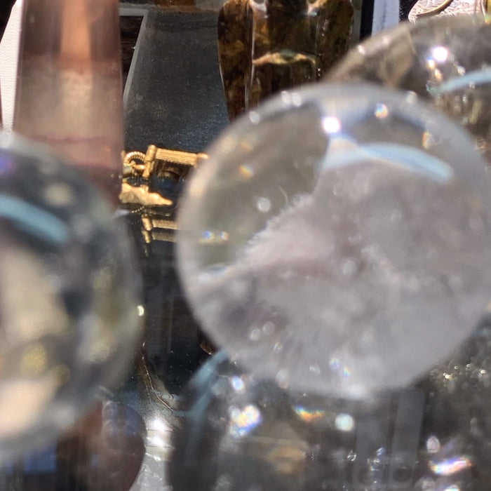 Crystal Ball with Flat Edge Bottom