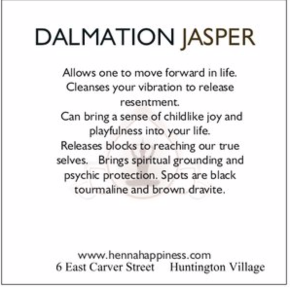 Dalmation Jasper Pendant
