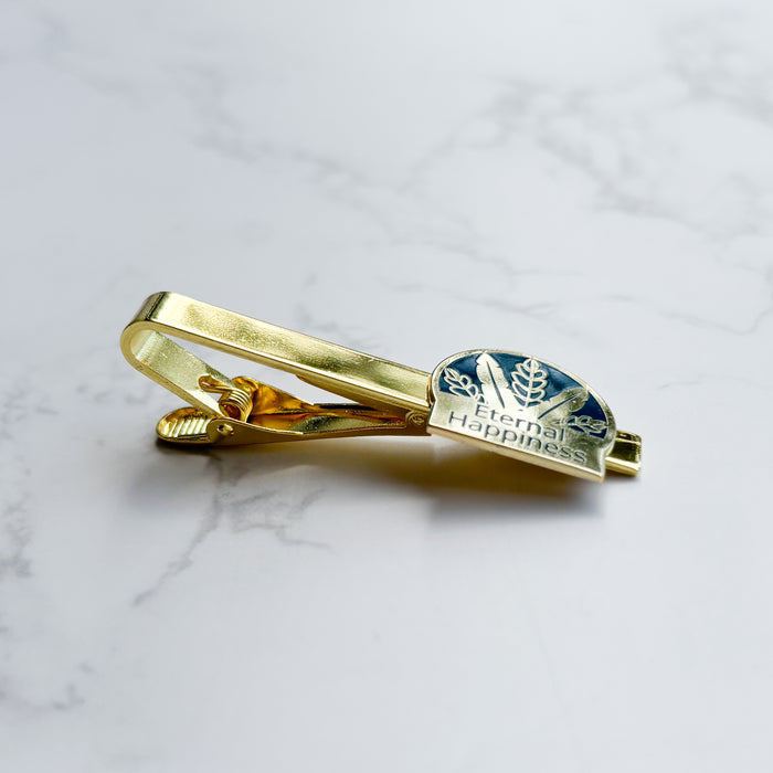 Eternal Happiness Tie Clip - Gold