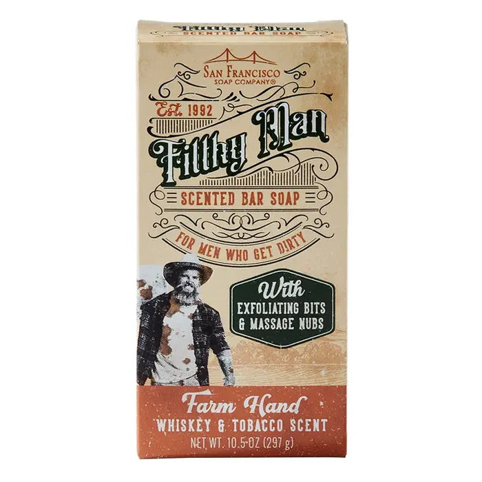 "Farm Hand" Whiskey& Tobacco | Filthy Man Soap