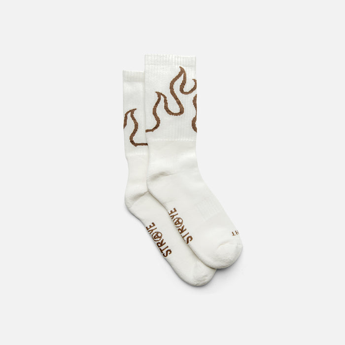 FUEGO SOCKS - BROWN