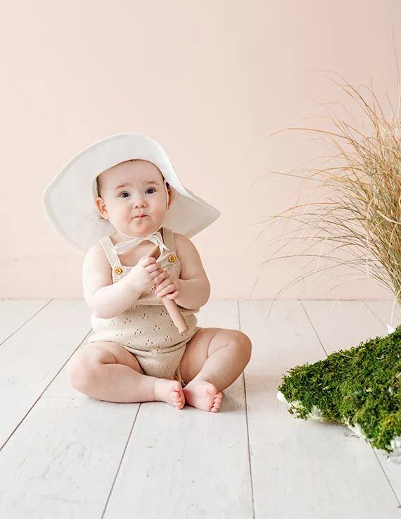 hat sun - ivory