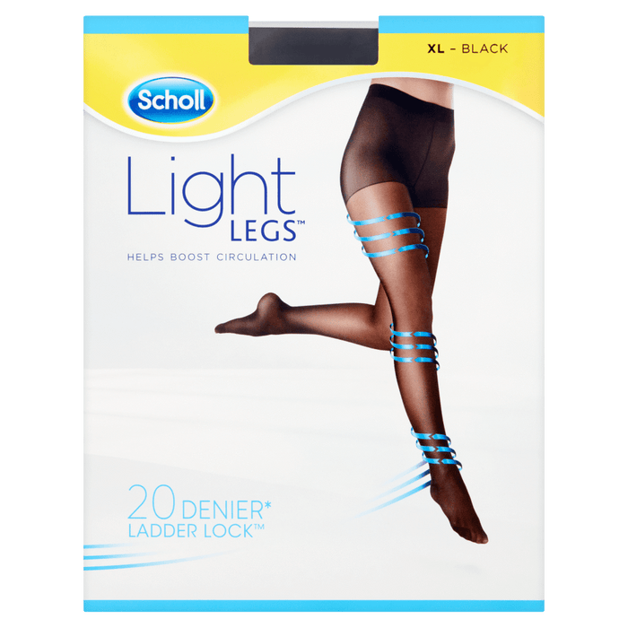 Scholl Tights Scholl Light Legs 20 Den Black L - HIDDEN