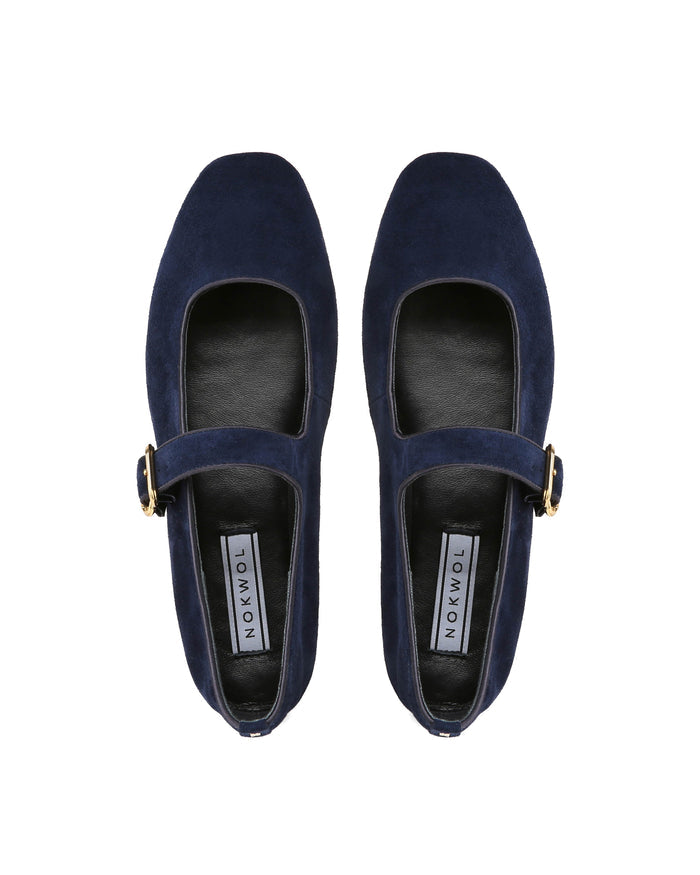 Masa Navy Suede