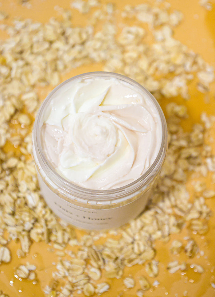Oats + Honey body butter | oatmeal, sweet honey, creamy vanilla.