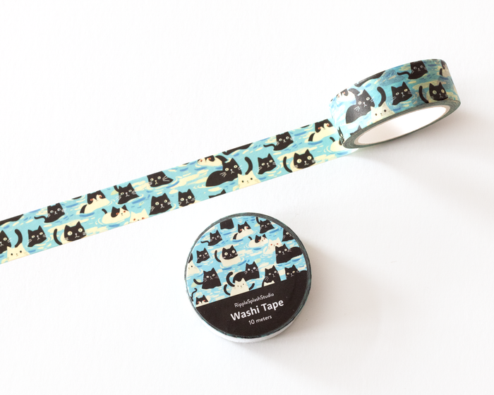 Playful Cats Washi Tape