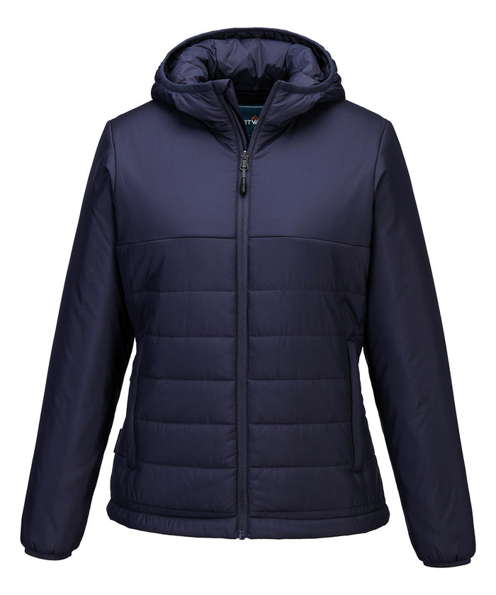 S613 Women’S Professional Hooded Insulated Baffle Jacket (S613)