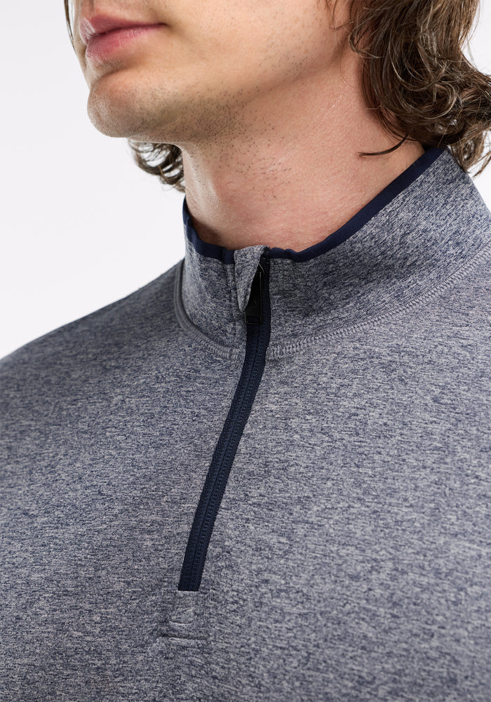 Seamless Melange ¼ Zip