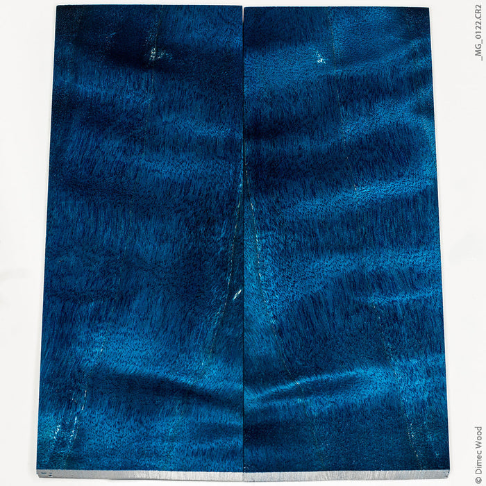 Stabilized curly cotton wood panels