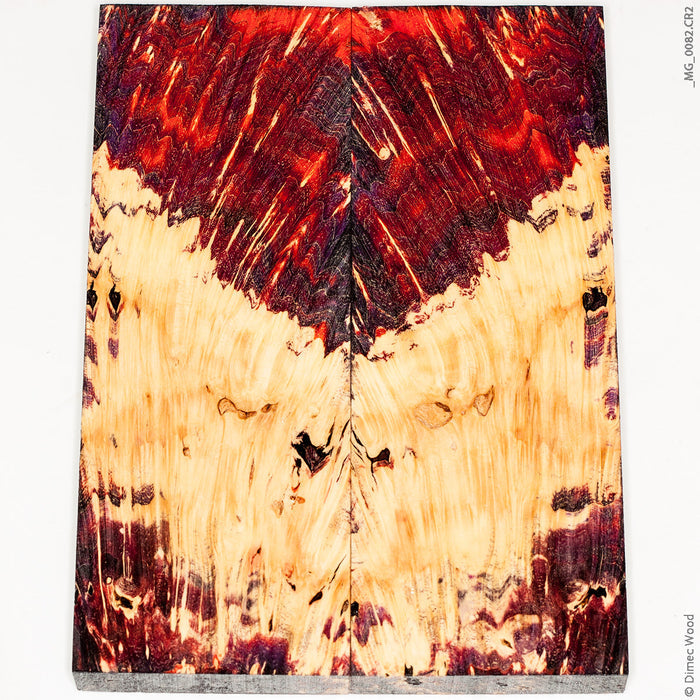 Stabilized wood box elder burl panels