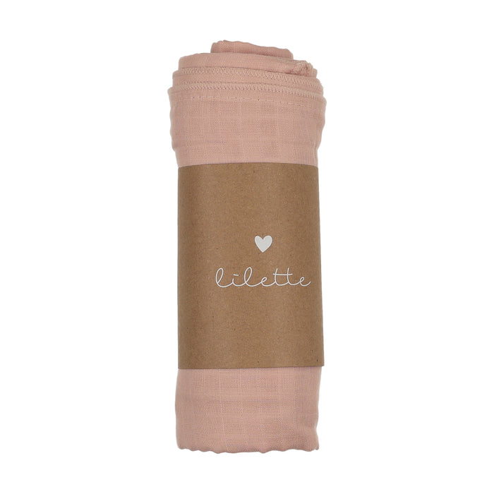 swaddle take me home bebe muslin - dusty pink