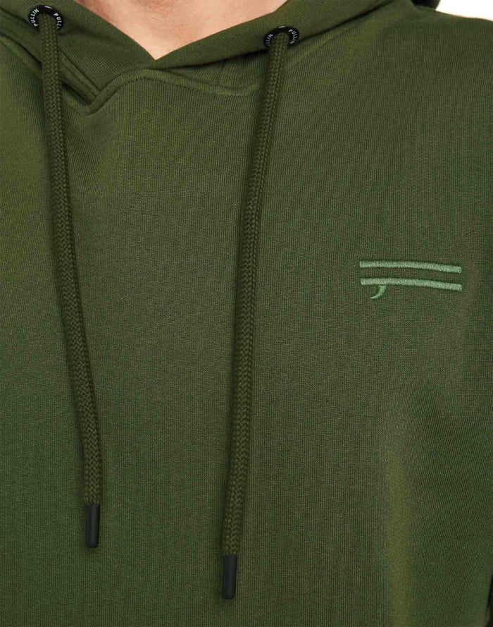 sweat a capuche plainfinnred PULLIN en coton