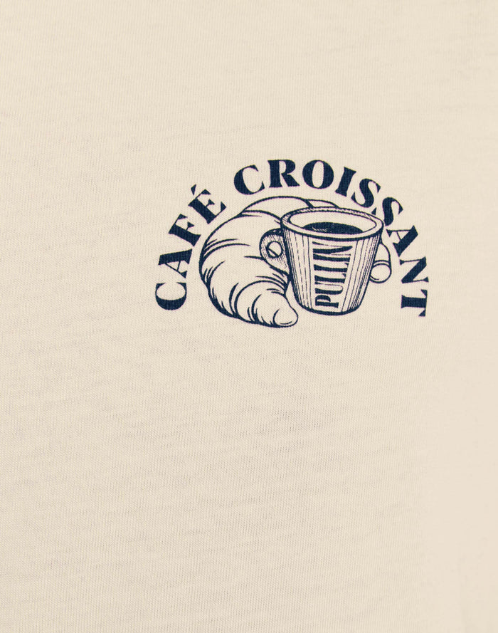 t-shirt croissantdove PULLIN en coton