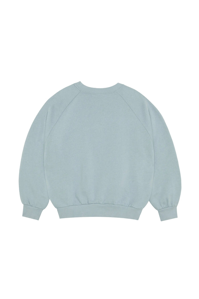 top l/s teddy bear sweatshirt - light blue