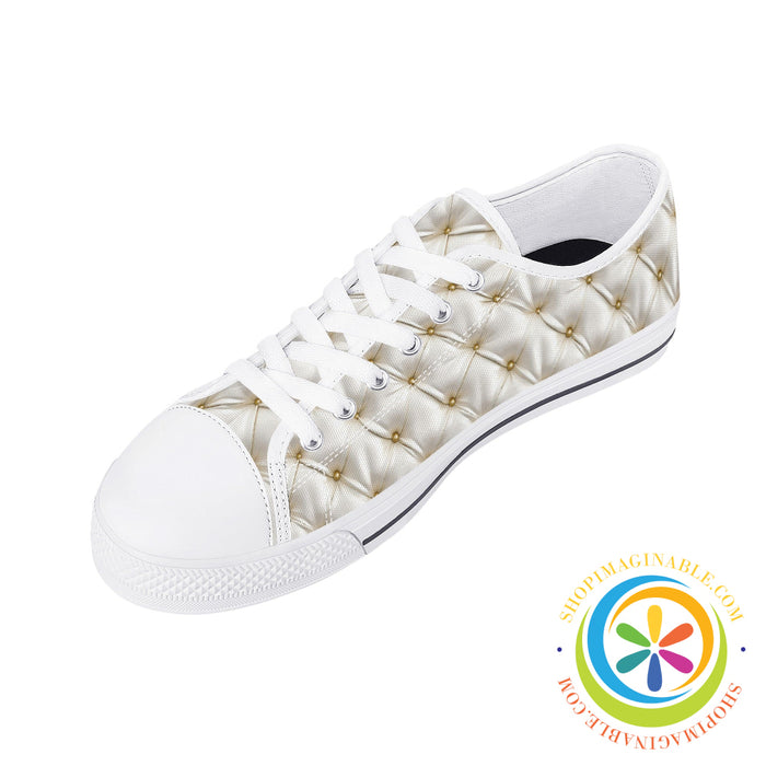 Under Dress Bridal Ladies Low Top Canvas Shoes