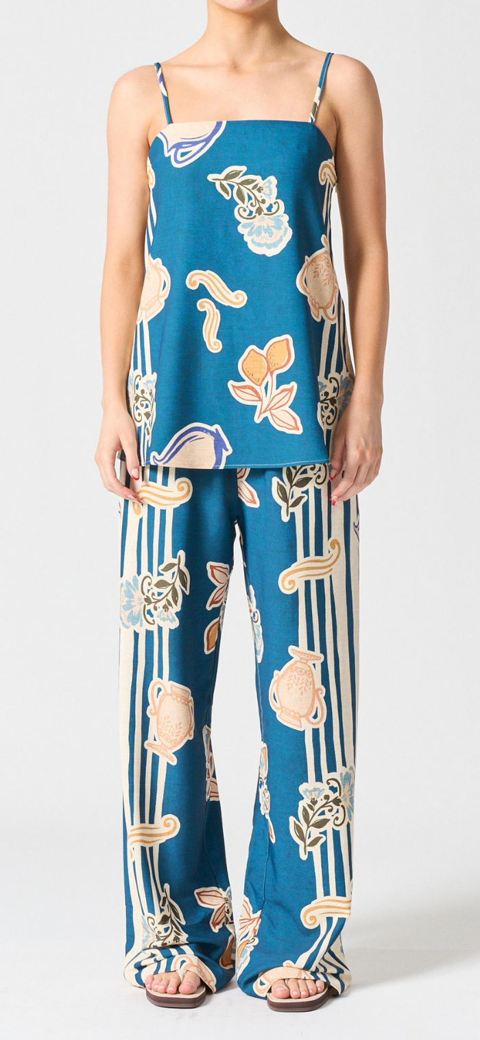 Walnut New York Pant “Tangier” Print