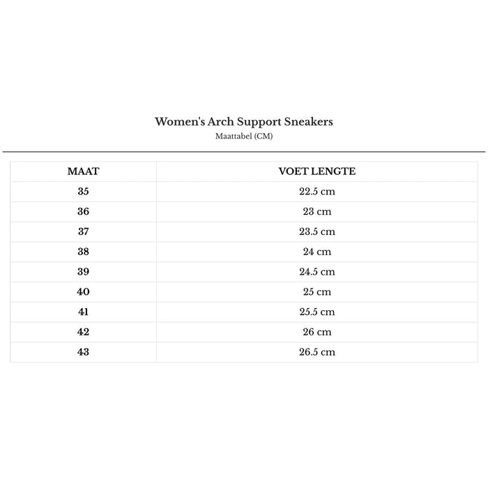 Women's Arch Support Sneakers