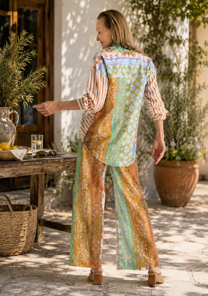 Zaket & Plover Pattern Clash Shirt