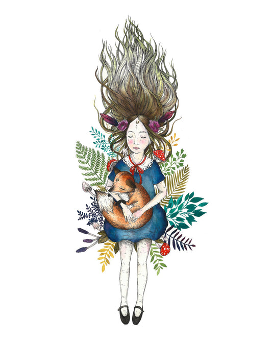 11" x 14" Keeping You Safe Art Print - Marika Paz