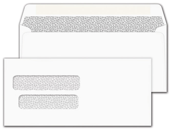 111041N Double Window Envelope 8 7/8 x 3 9/16" QTY 100