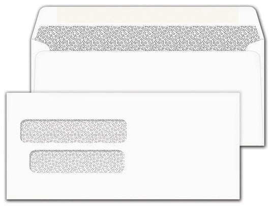 111041N Double Window Envelope 8 7/8 x 3 9/16" QTY 100