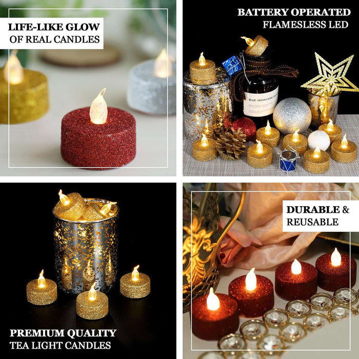 Flameless LED candles with realistic glow, premium quality, and reusable design.