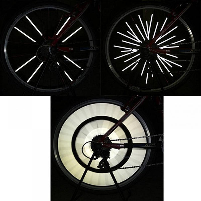 12pcs Bicycle Wheel Spoke Reflector