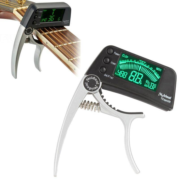 2-in-1 Guitar Capo &amp; Tuner