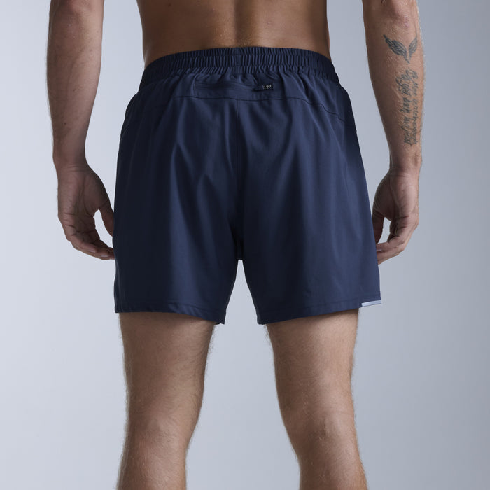 2XU Aero 5 Inch Shorts | Midnight / Silver Reflective | Mens