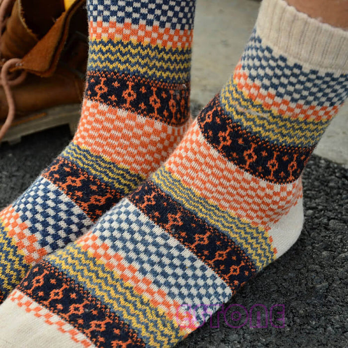 4 Pairs of Vintage Warm Socks