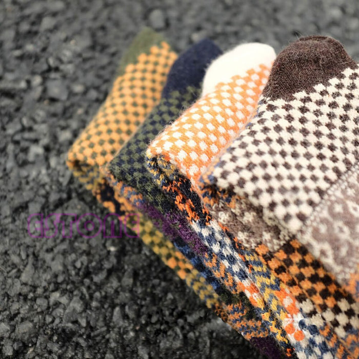 4 Pairs of Vintage Warm Socks