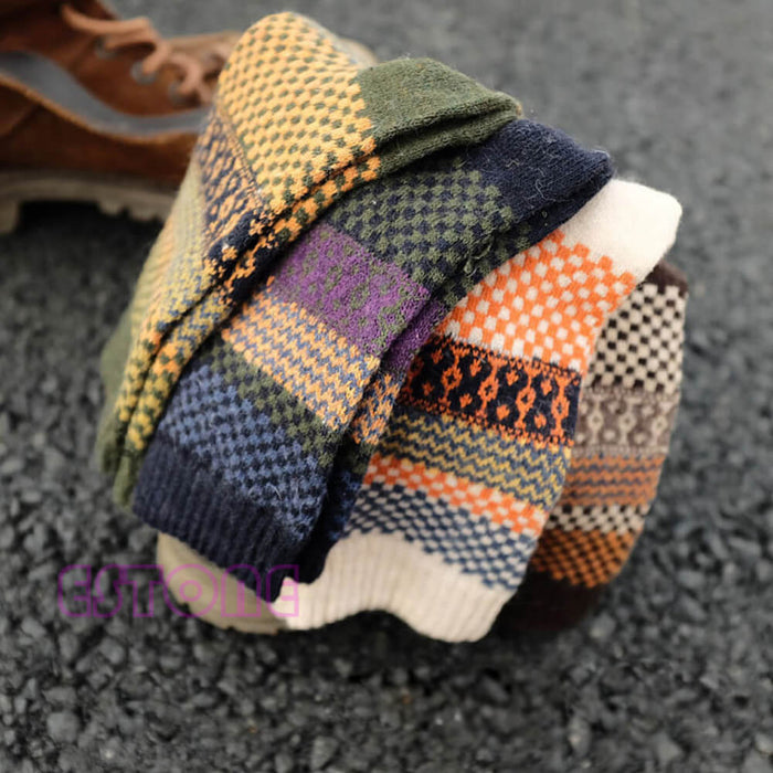 4 Pairs of Vintage Warm Socks