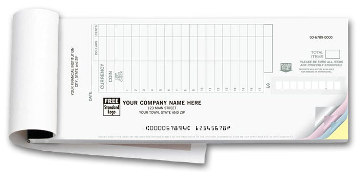 5Forms 100018-2 Classic Design 2-Part Booked Deposit Tickets